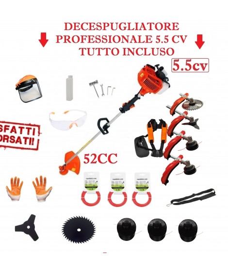 Decespugliatore 5.5HP -52cc...