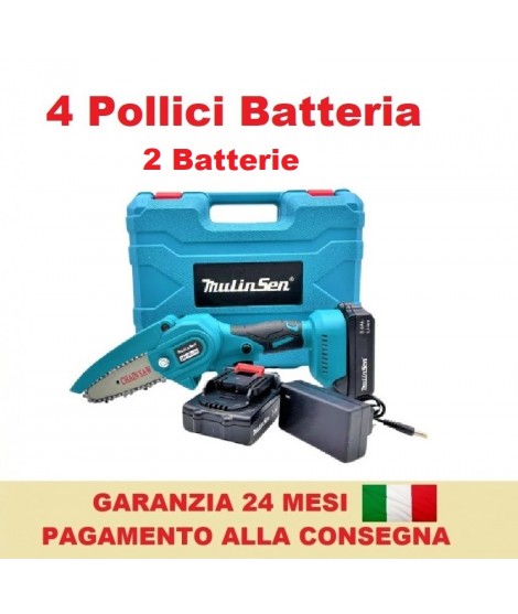 Motosega 4 Pollici Batteria...