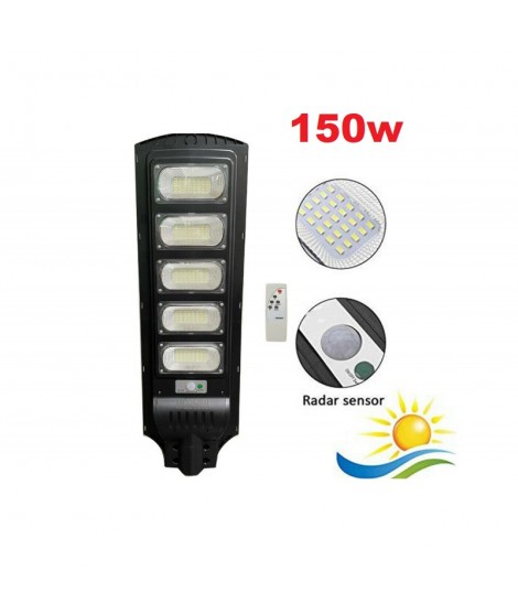 Lampione solare led 150w...